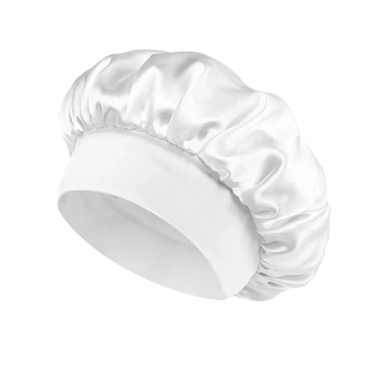 Women’s Satin Sleep Bonnet – Silk Hair Bonnet with Wide Elastic Band