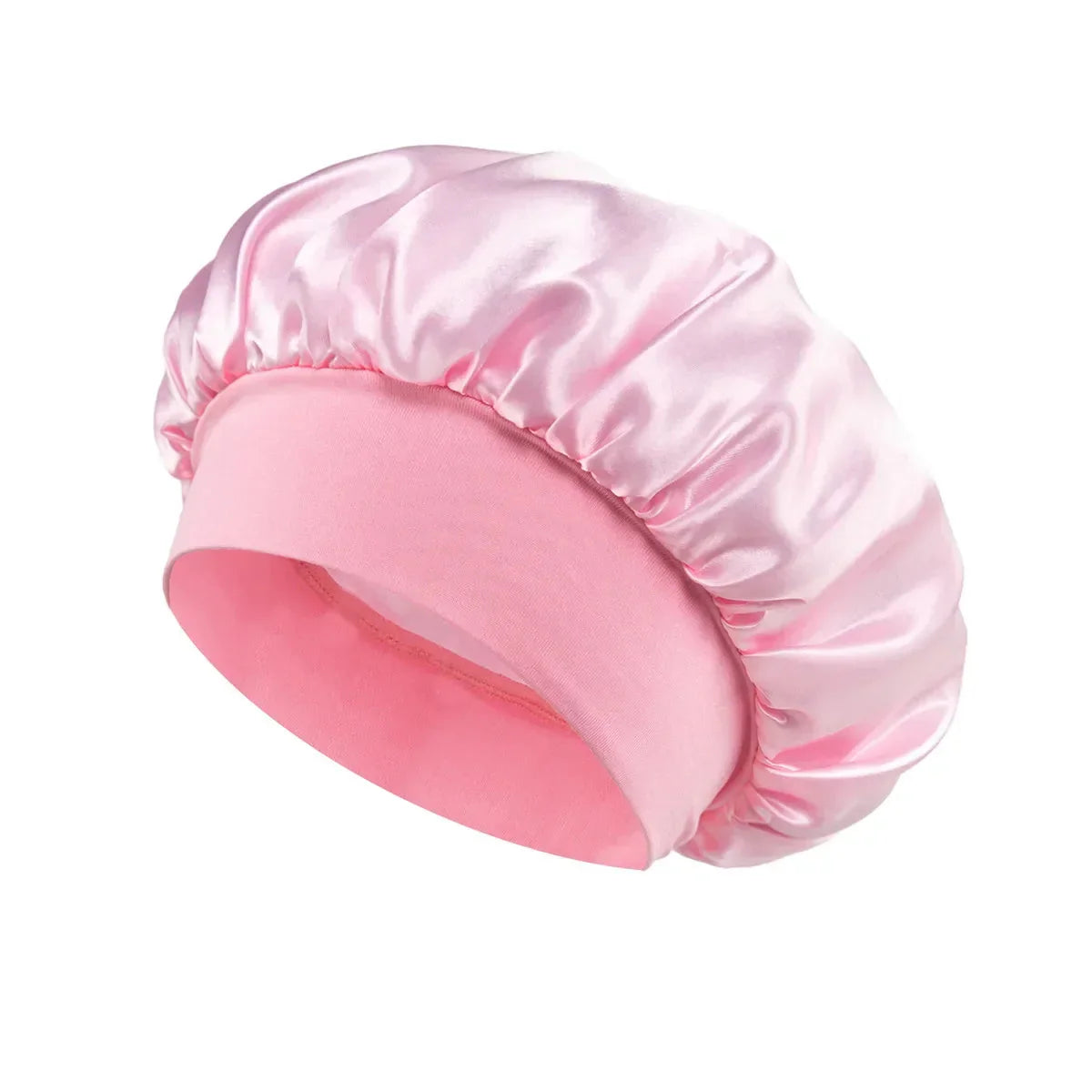 Women’s Satin Sleep Bonnet – Silk Hair Bonnet with Wide Elastic Band