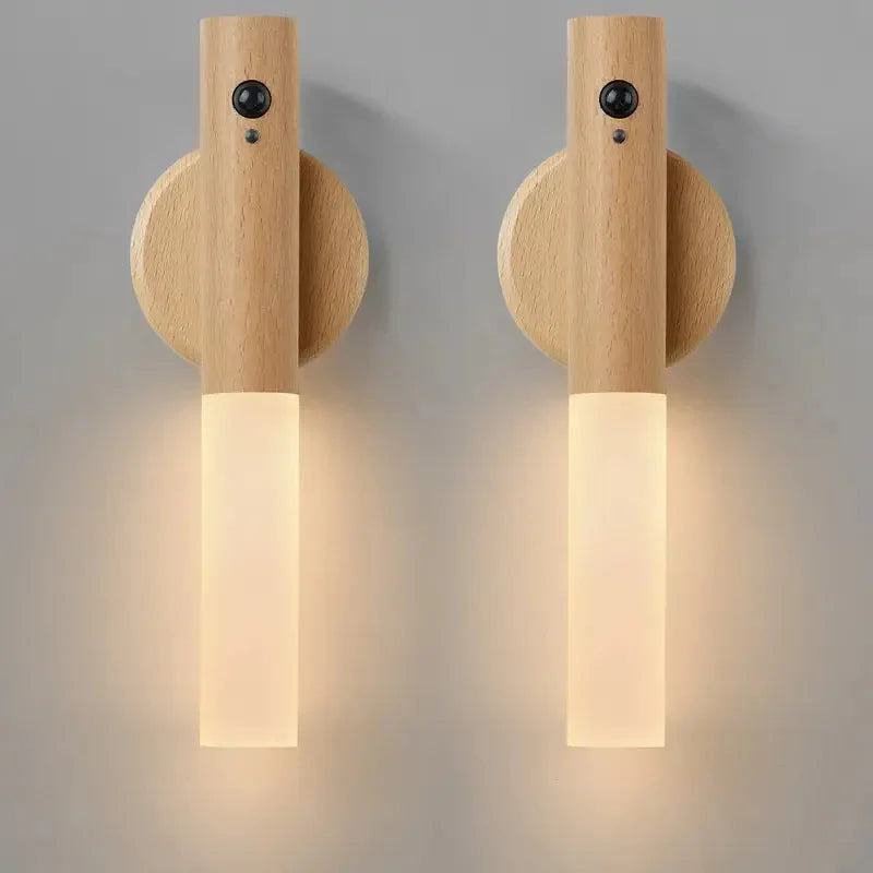 Smart Motion Sensor Night Light – Rechargeable LED Wall Lamp