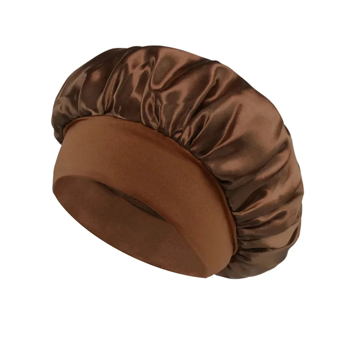 Women’s Satin Sleep Bonnet – Silk Hair Bonnet with Wide Elastic Band