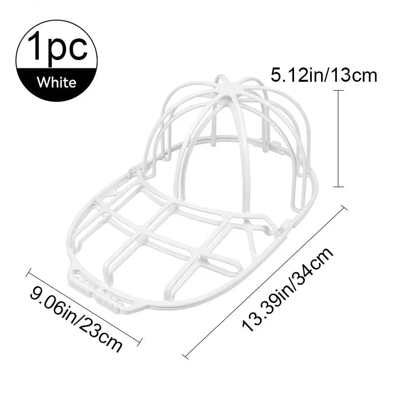 Hat Cleaner Cage with Mesh Bag - Baseball Cap Washer for Washing Machines