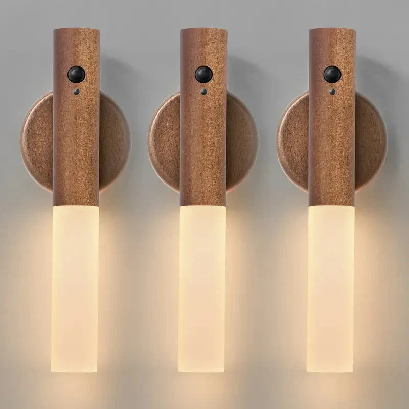 Smart Motion Sensor Night Light – Rechargeable LED Wall Lamp