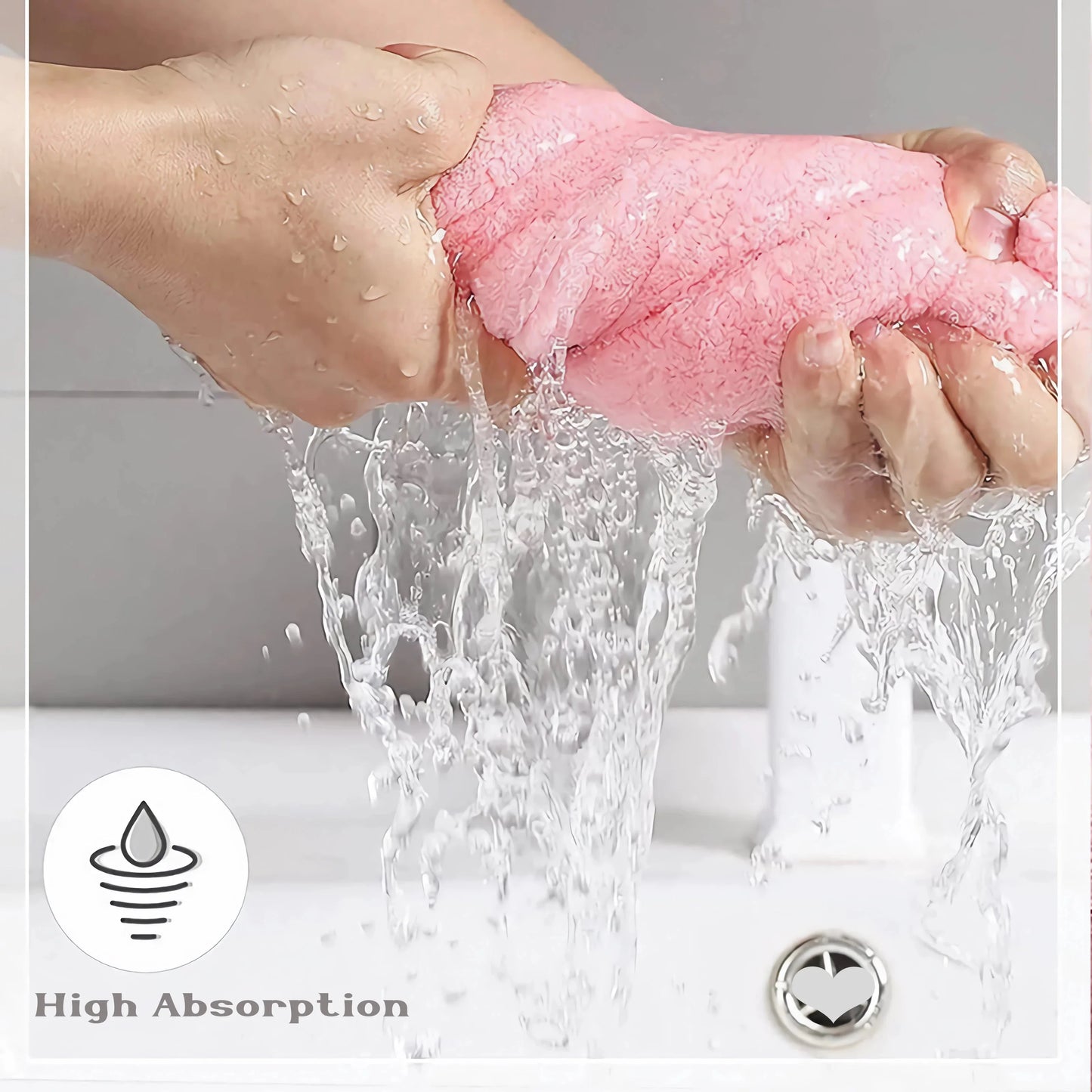 Microfiber Hair Drying Towel Cap – Quick-Dry, Super Absorbent Shower Wrap for Women