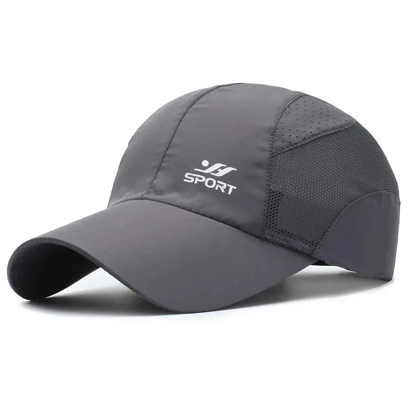UV Protection Baseball Cap – Quick-Drying, Breathable Strapback for Hiking & Fishing