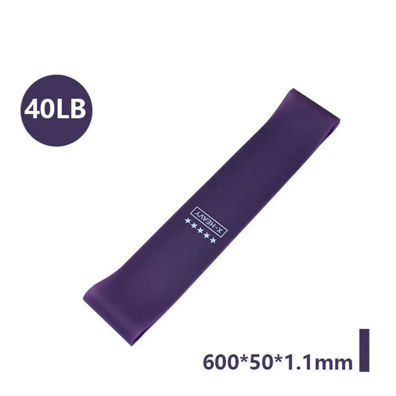 Portable Resistance Bands Set – 5 Level Fitness Workout Bands for Yoga, Pilates & Strength Training