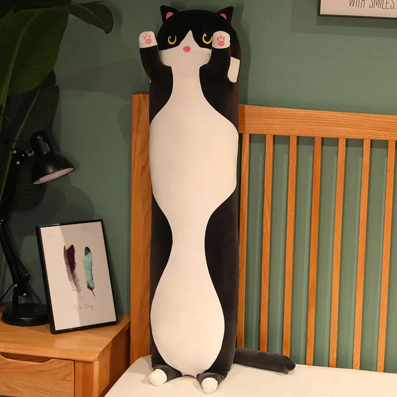 Long Cat Plush Toys - Soft Nap Pillow & Home Decor | 50-130cm Cute Gift for Kids & Girls