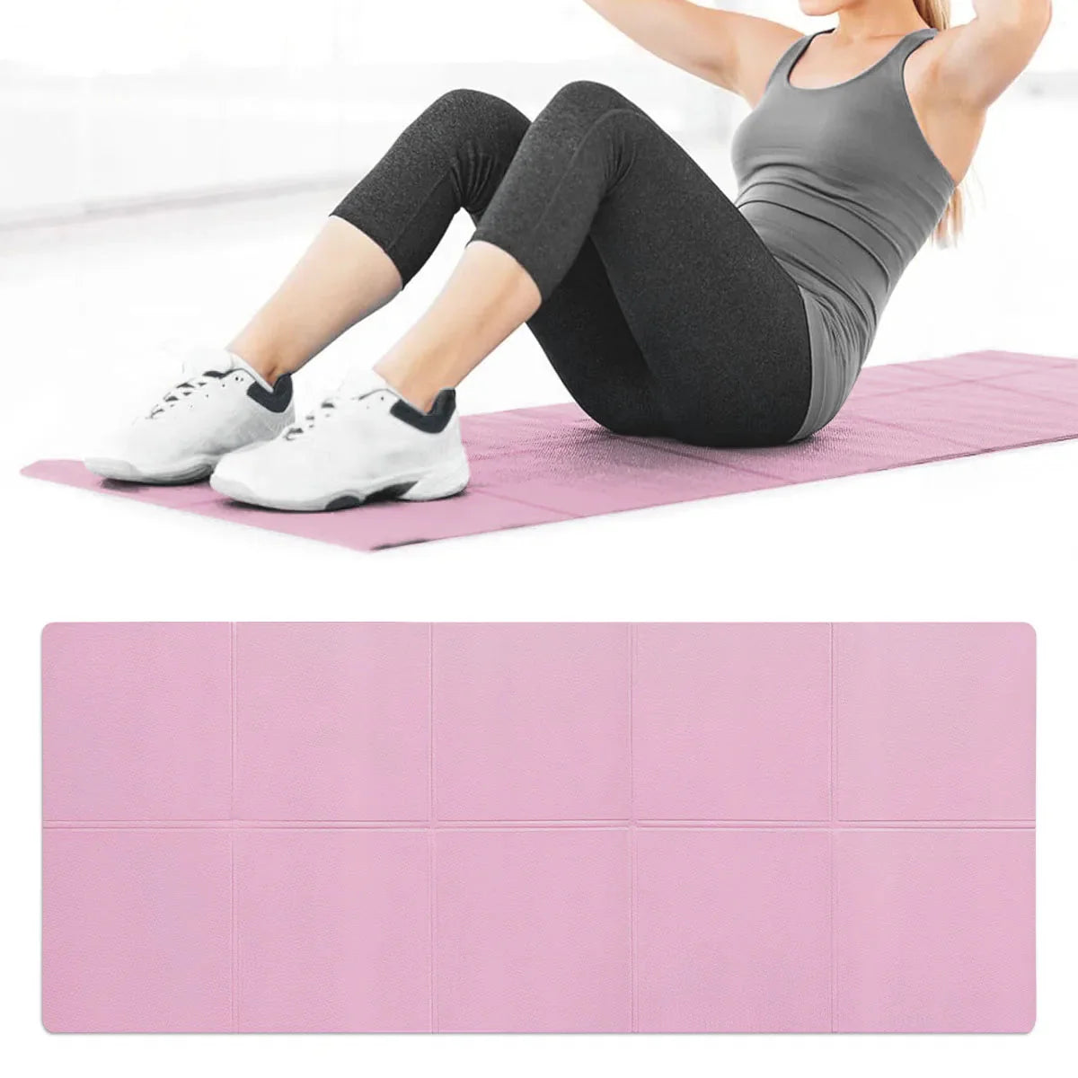 4mm EVA Yoga Mat – Anti-Slip Exercise & Pilates Fitness Mat