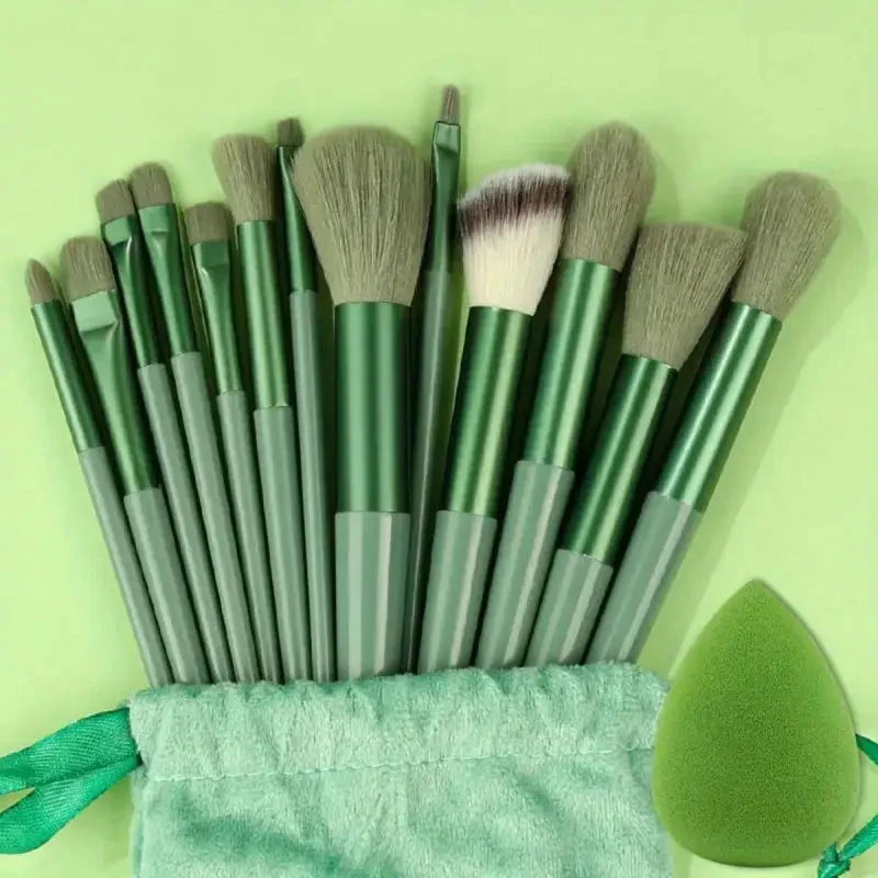 Soft Fluffy Professional Makeup Brush Set - 13-16pcs for Foundation, Eyeshadow, and More