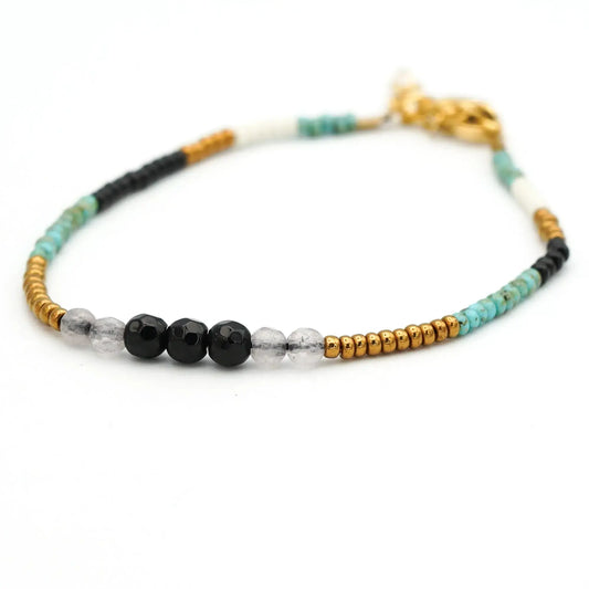 SAFARI - Beaded Accent Bracelet Mack & Rex