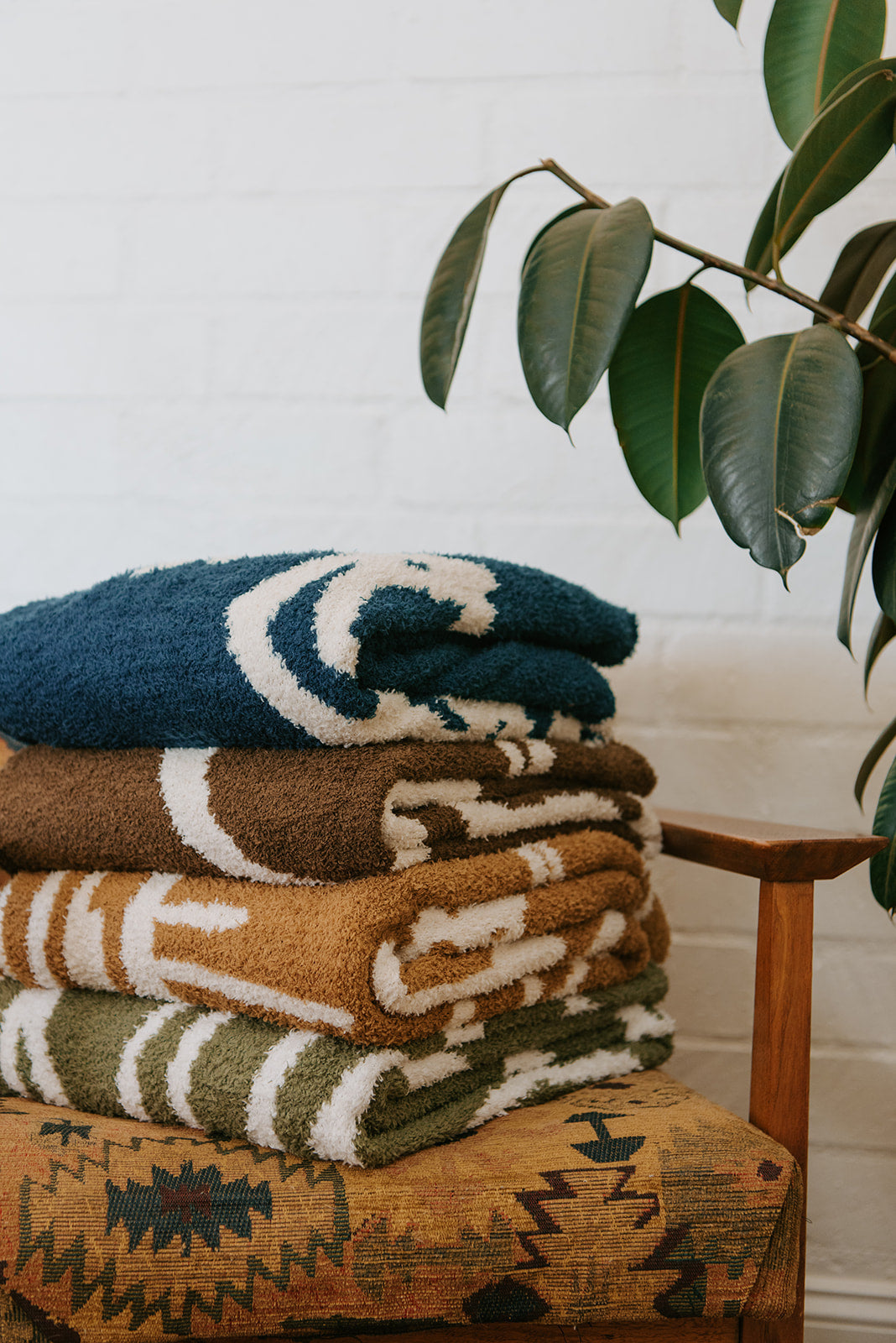 Drifter Plush Throw - Leather Brown