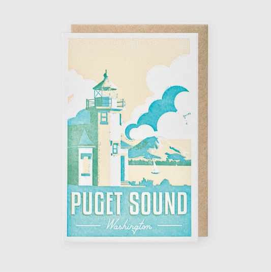 Puget Sound Washington Card (*Ltd)