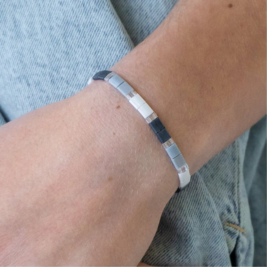 SHADOW - Tila Bead Bracelet | Single Mack & Rex