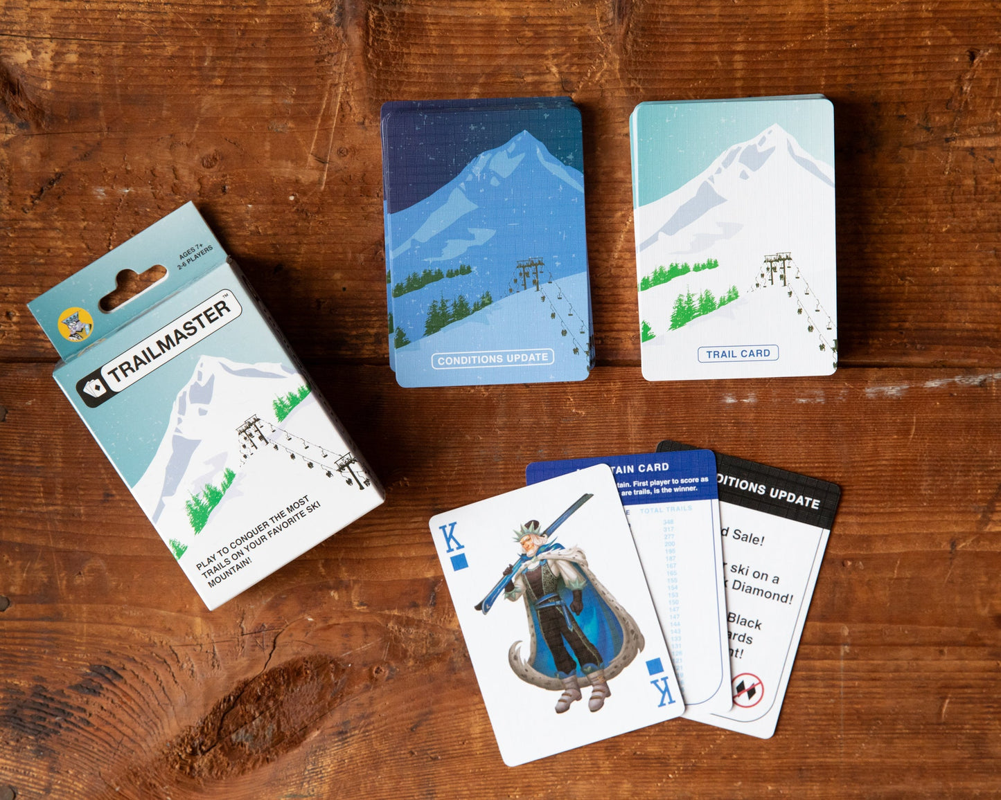 Trailmaster Ski Card Game