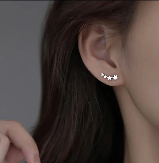 STARLIT - Sterling Silver Zircon Earrings Mack & Rex