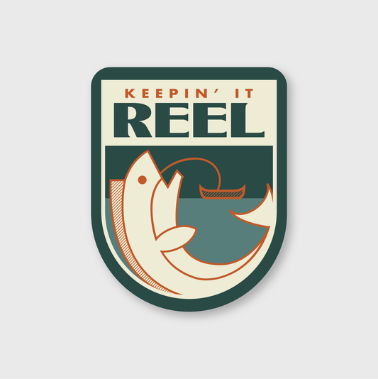 Keepin' It Reel Sticker