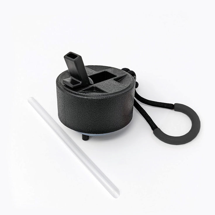 BLACK STRAW LID