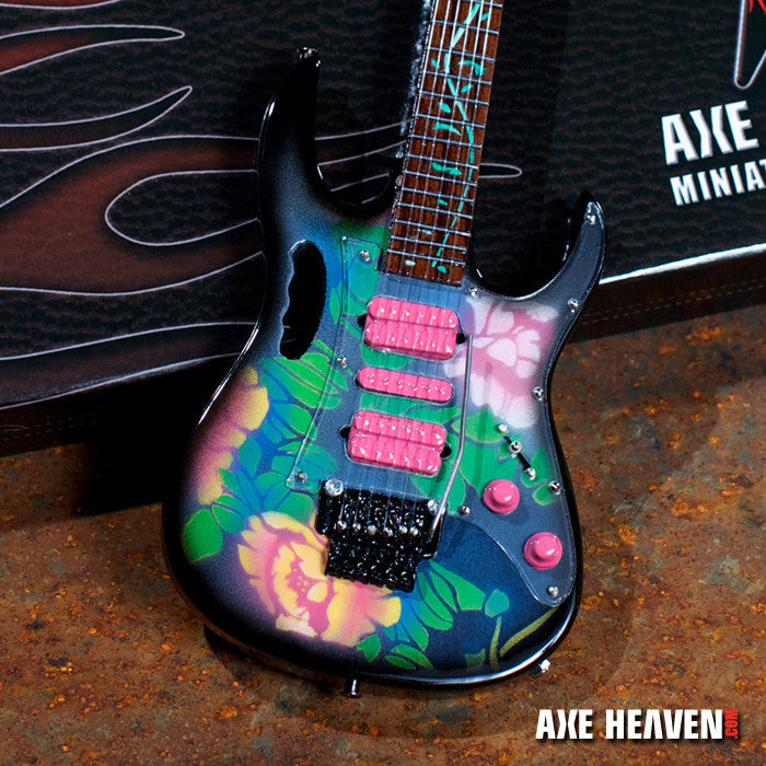 Steve Vai Signature Lotus Flower JEM Miniature Guitar Replica Collectible