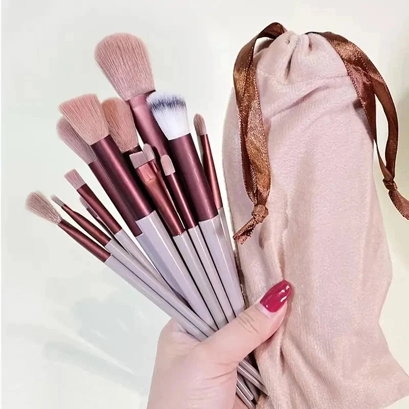Soft Fluffy Professional Makeup Brush Set - 13-16pcs for Foundation, Eyeshadow, and More