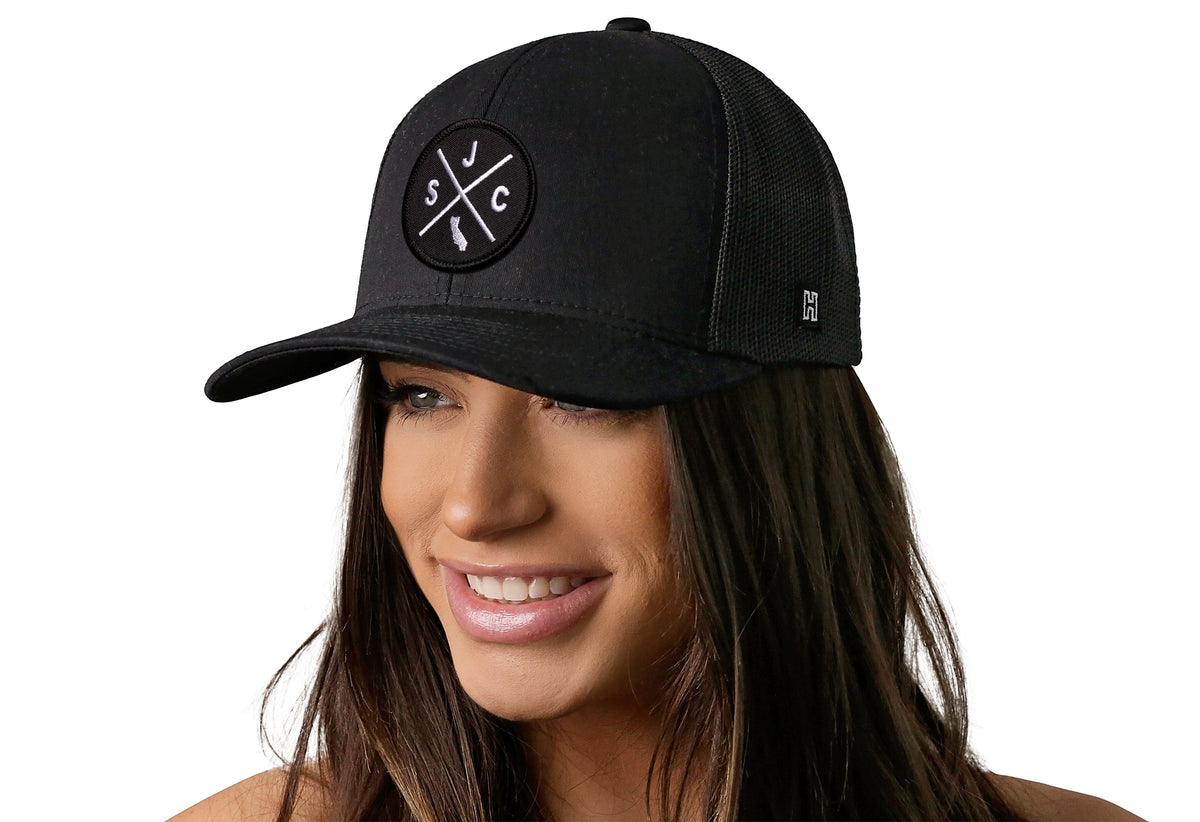 San Jose Trucker Hat  |  Black SJC X Snapback