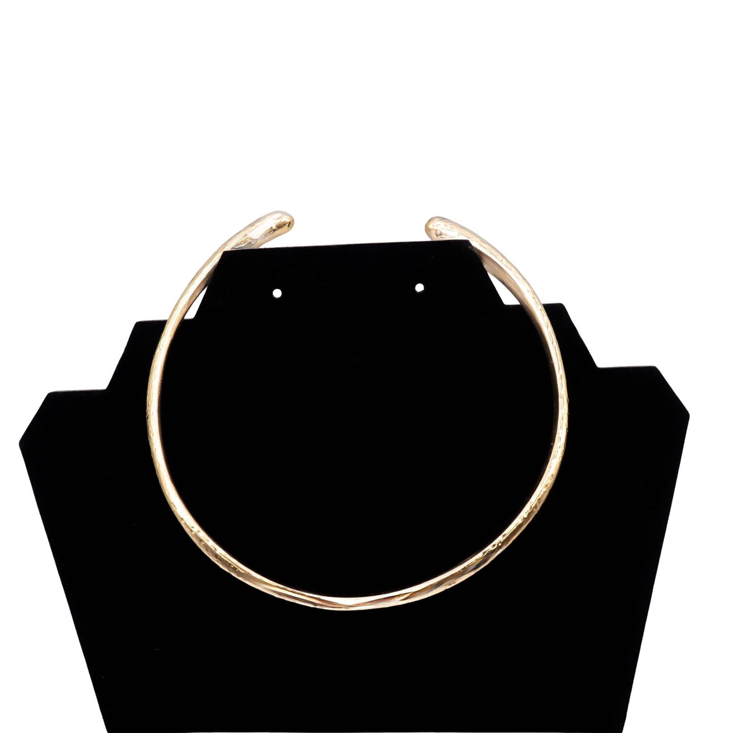 Sana Hammered Cuff Choker with Teardrop Ends