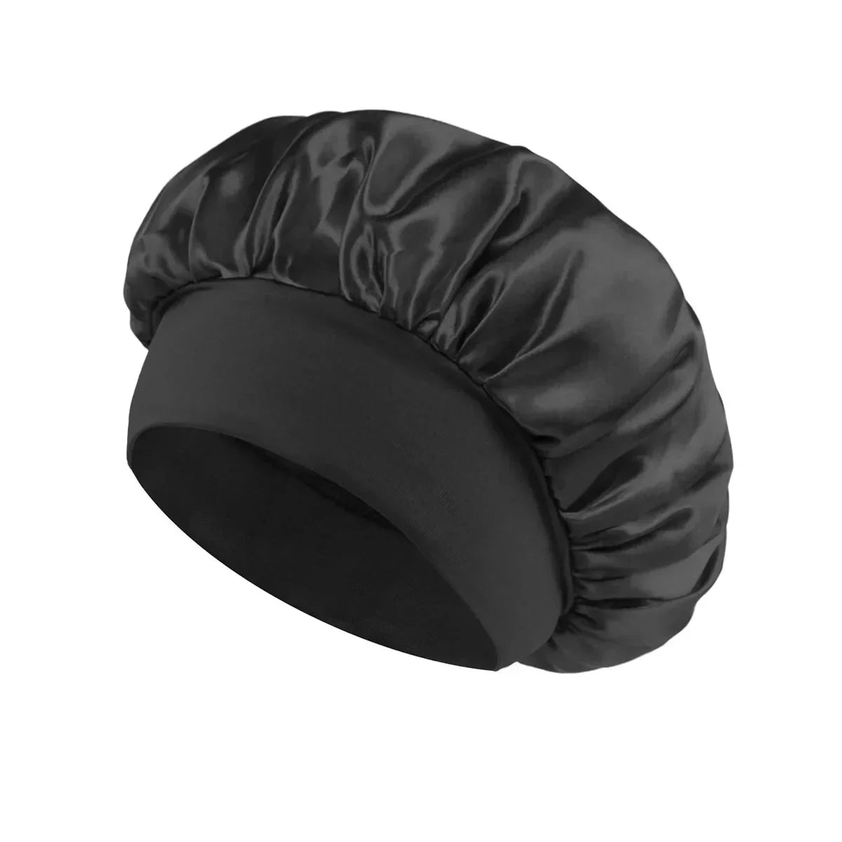 Women’s Satin Sleep Bonnet – Silk Hair Bonnet with Wide Elastic Band