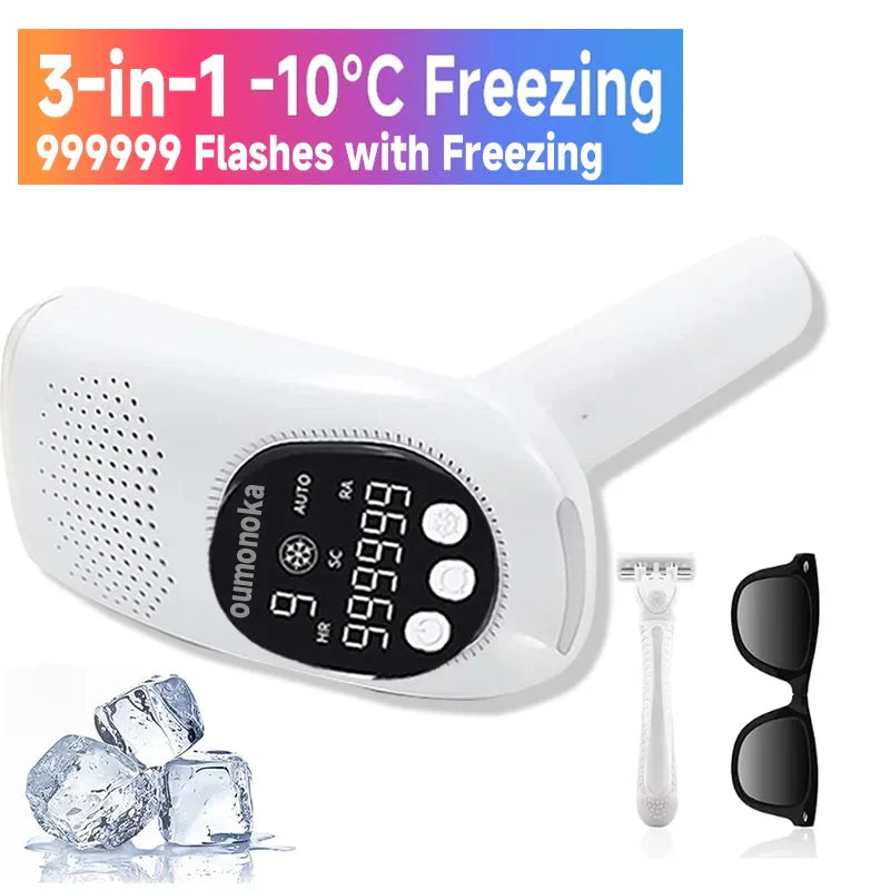 999,999 Flashes IPL Laser Epilator – Painless Hair Removal for Women