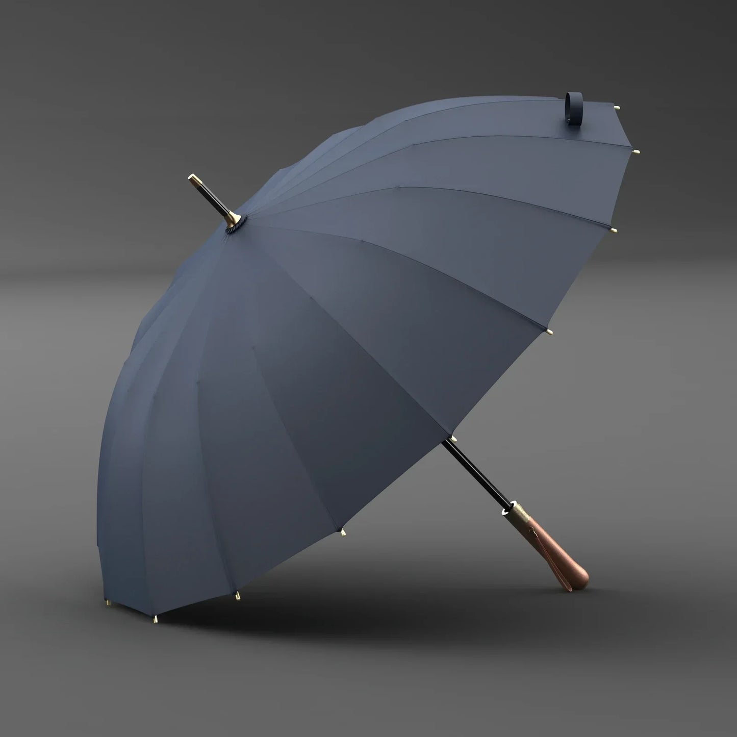 Luxury 16K Long Umbrella Men Windproof Wooden Automatic Umbrella Rain Women Strong Big Olycat Umbrella Sun Golf Parasol Outdoor
