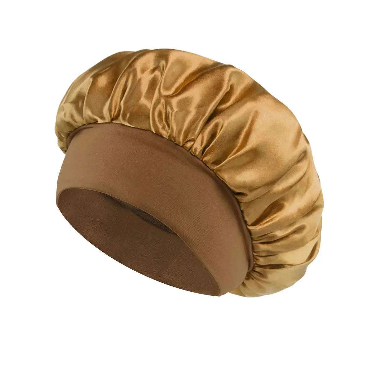 Women’s Satin Sleep Bonnet – Silk Hair Bonnet with Wide Elastic Band