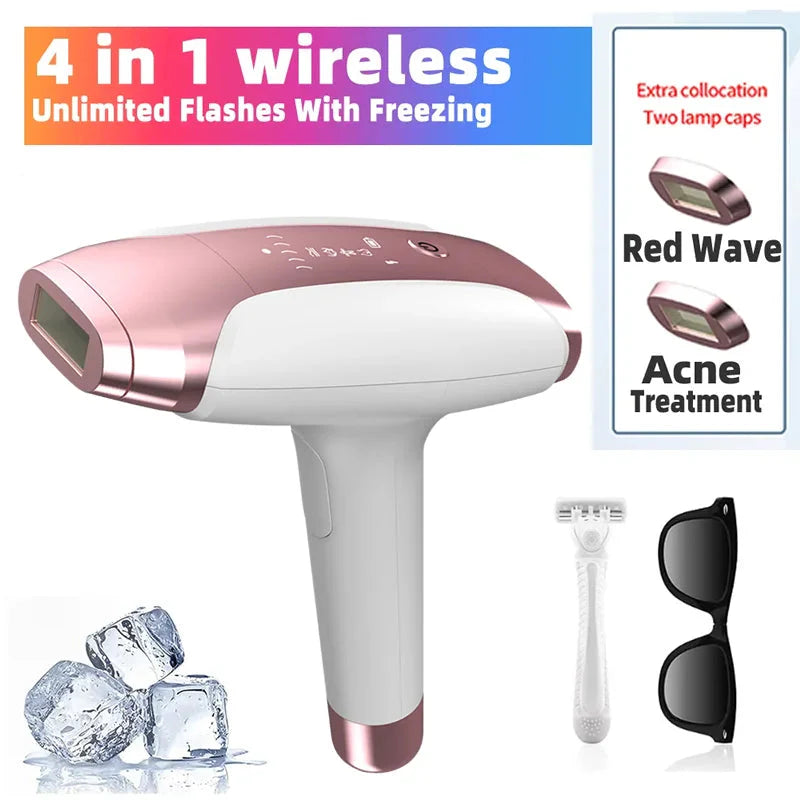 999,999 Flashes IPL Laser Epilator – Painless Hair Removal for Women