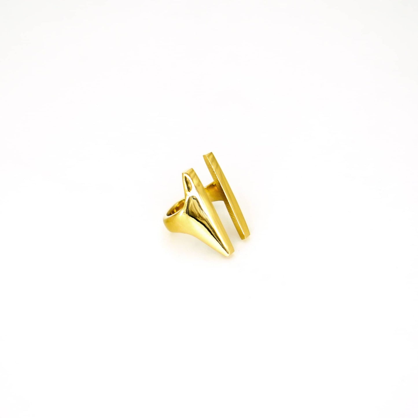 Sema Adjustable Double Bar Ring