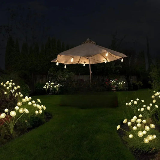 6LED Solar Jellyfish Mushroom Lights – LED Garden & Lawn Solar Plug Lights