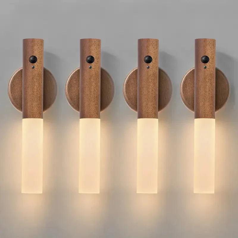 Smart Motion Sensor Night Light – Rechargeable LED Wall Lamp