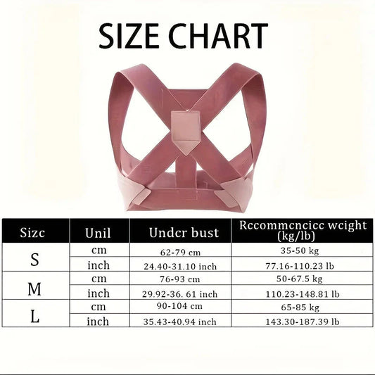 Invisible Posture Corrector – Back & Shoulder Support for Adults