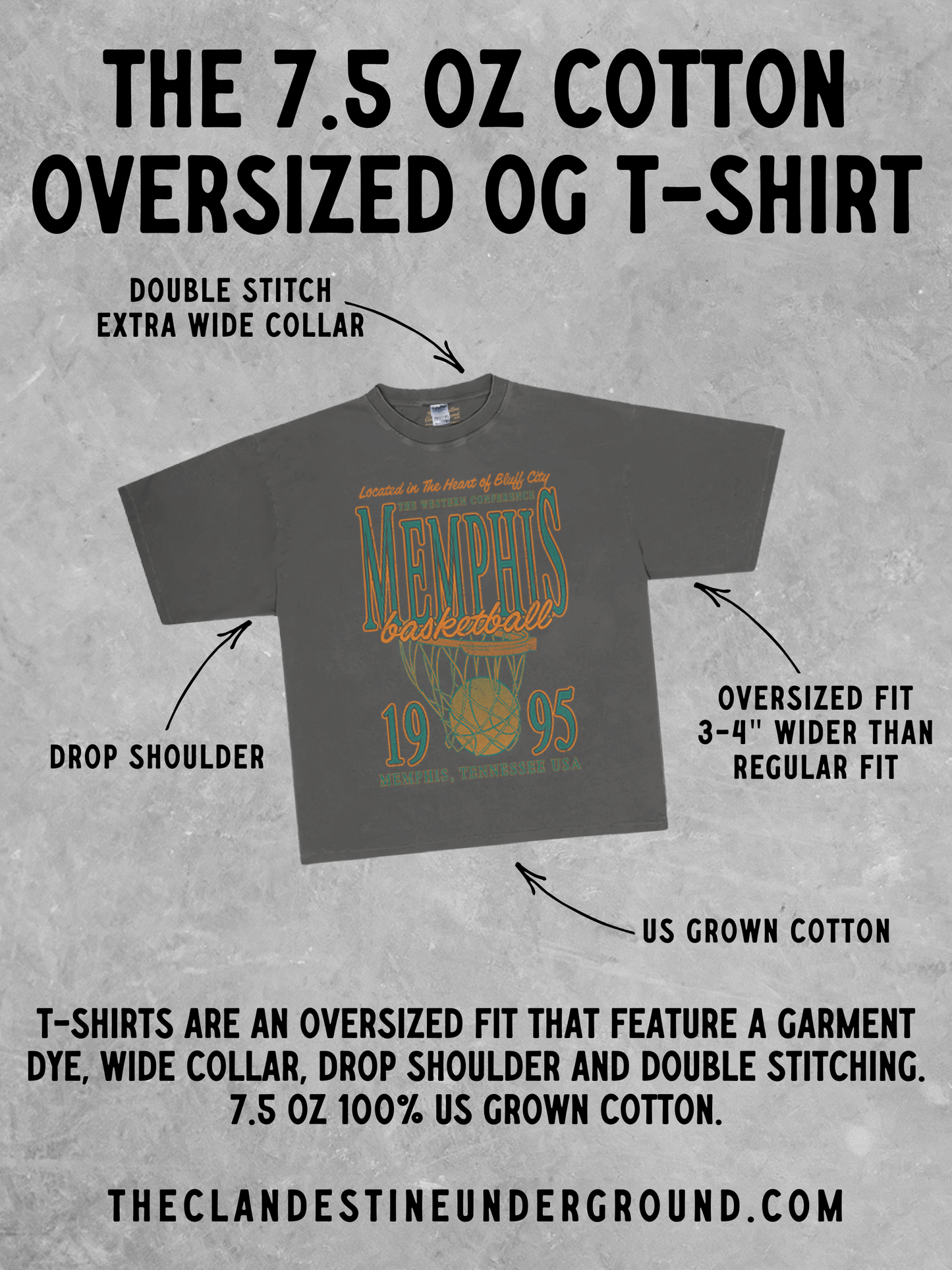 Underground Original Design: Frankie's Haunted Cafe Boxy Oversized TShirt