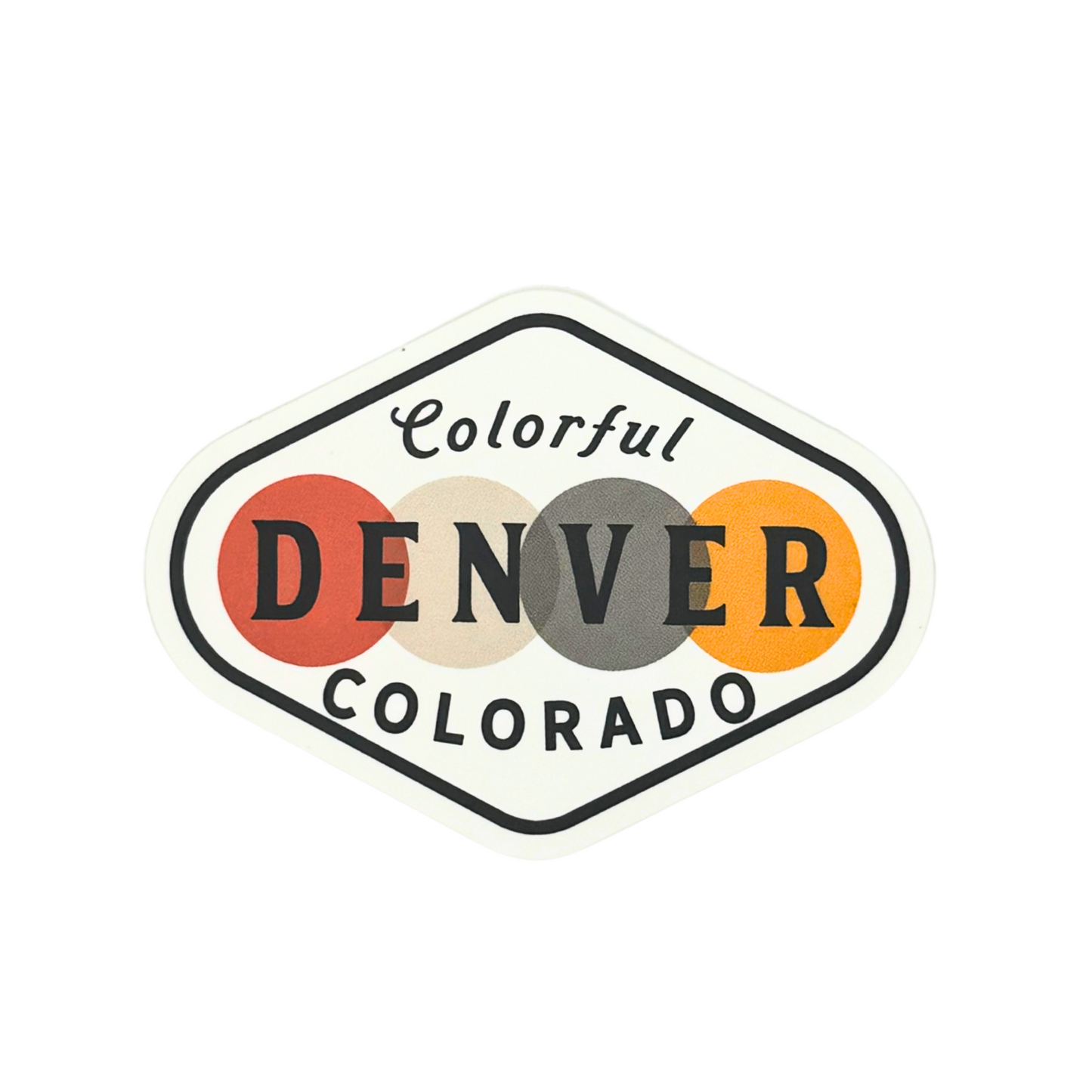 Colorful Denver Sticker