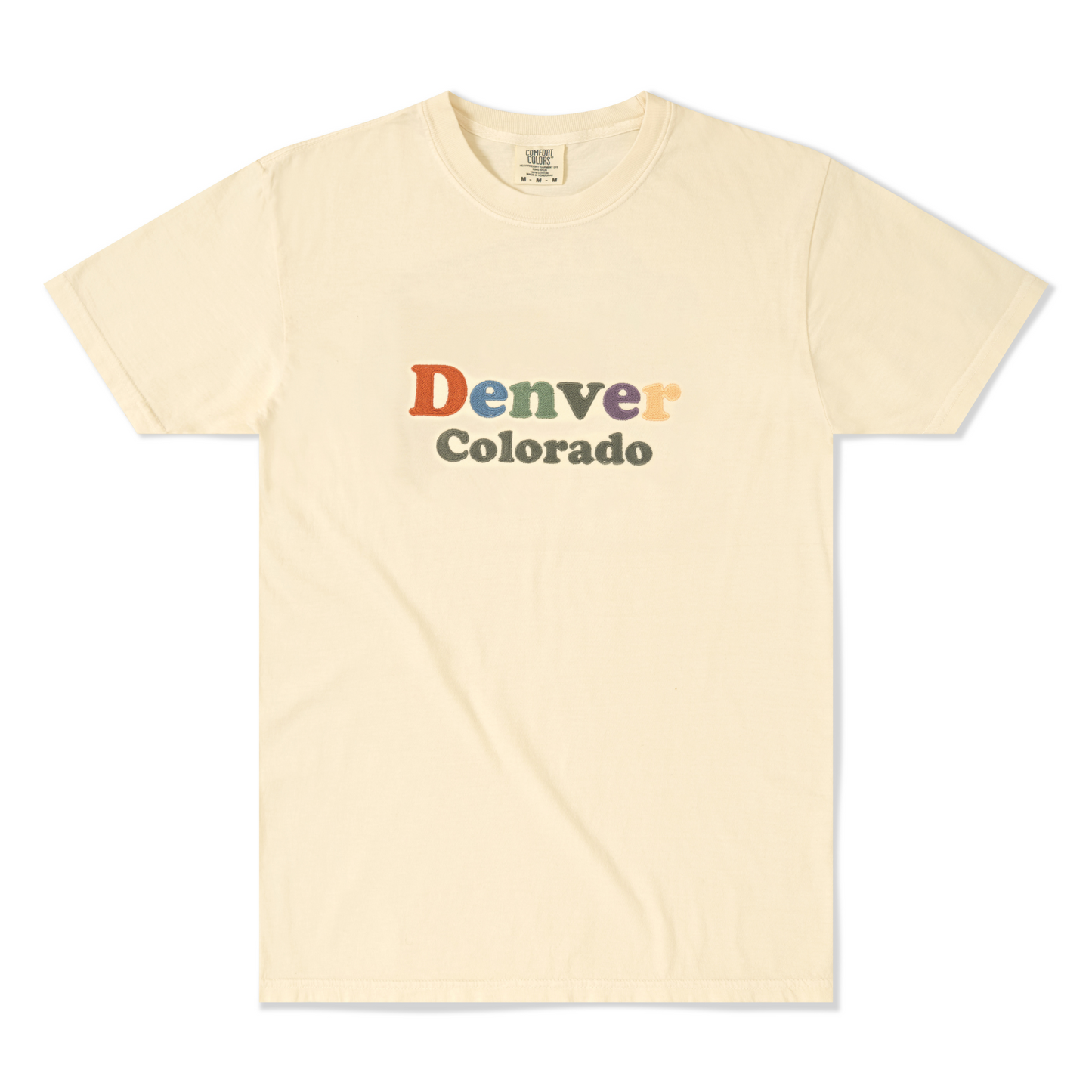 Pastels Denver Embroidered Tee