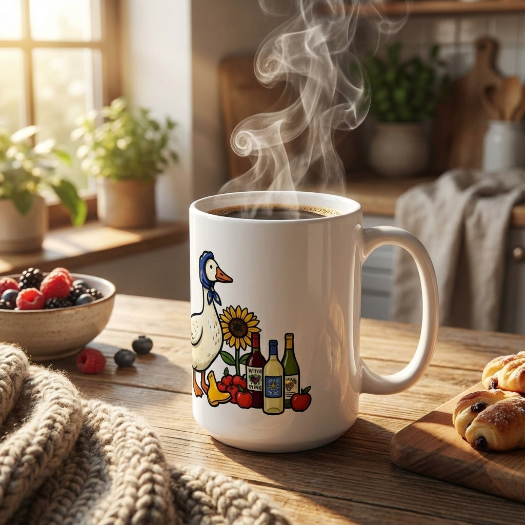 Silly Goose Social - Goose on the Go - 15oz Mug