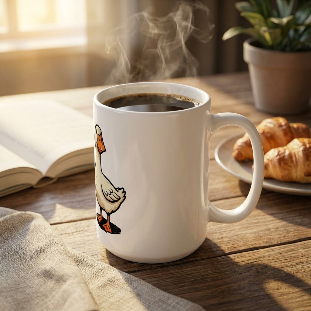 Silly Goose Social - Kerchiefed Cutie - 15oz Mug