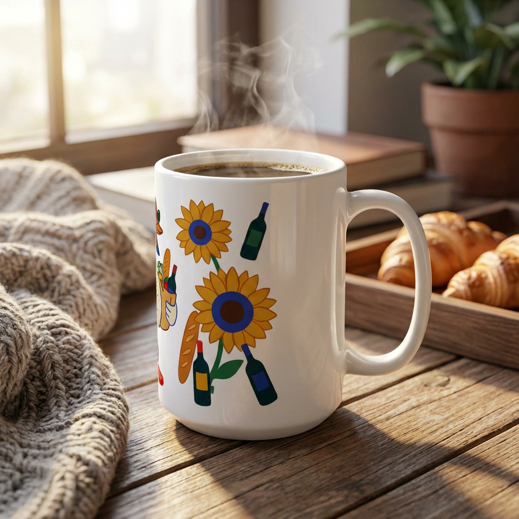 Silly Goose Social - Sunday Stroll Goose - 15oz Mug