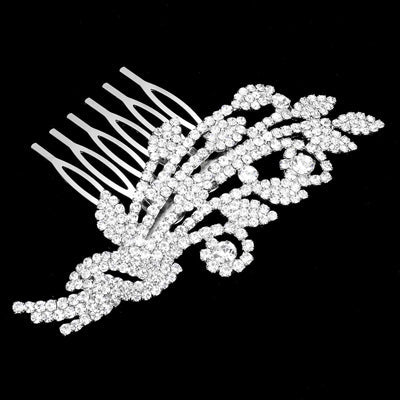 Rhinestone Sprout Hair Comb