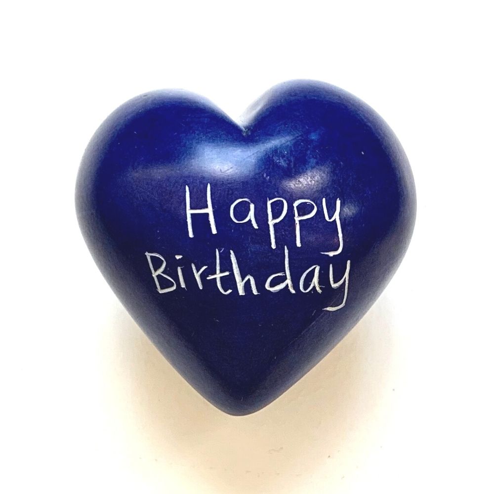 Small Word Soapstone Heart - Pick your Favorite