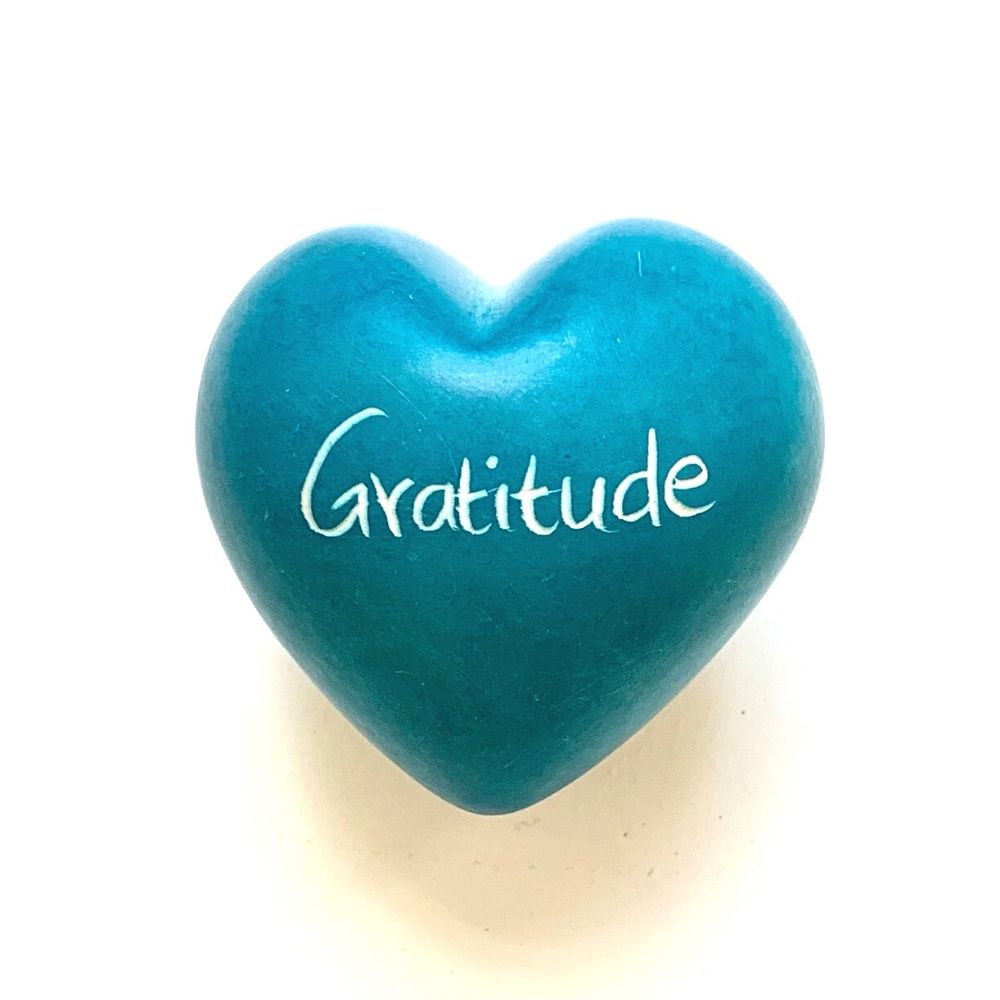 Small Word Soapstone Heart - Pick your Favorite
