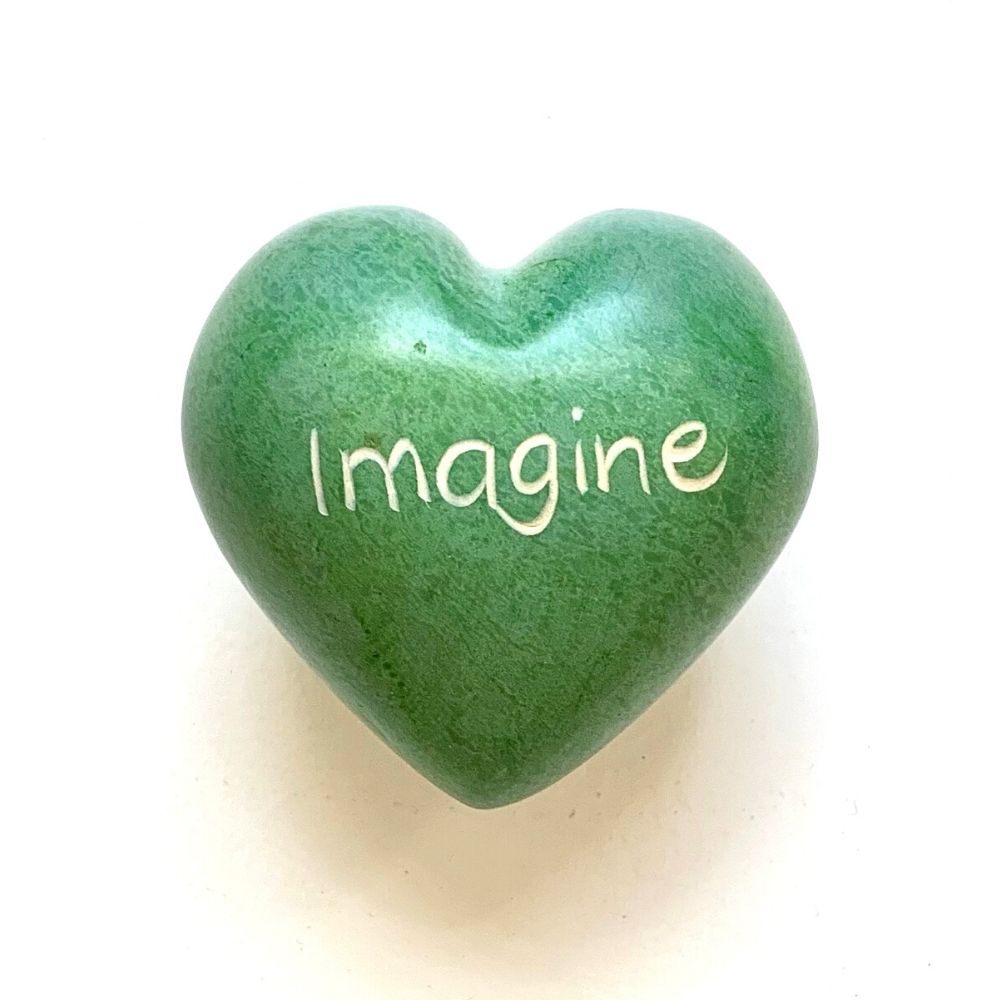 Small Word Soapstone Heart - Pick your Favorite