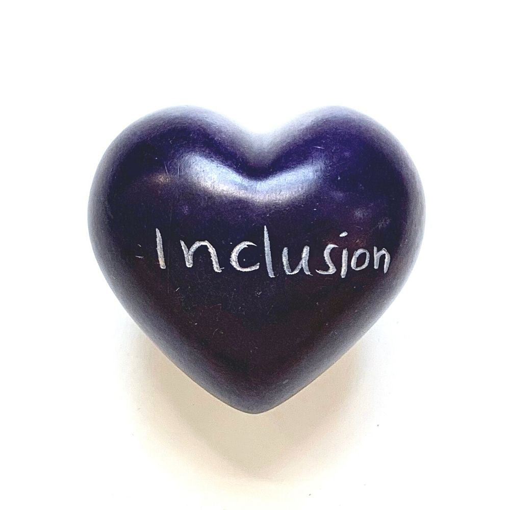Small Word Soapstone Heart - Pick your Favorite