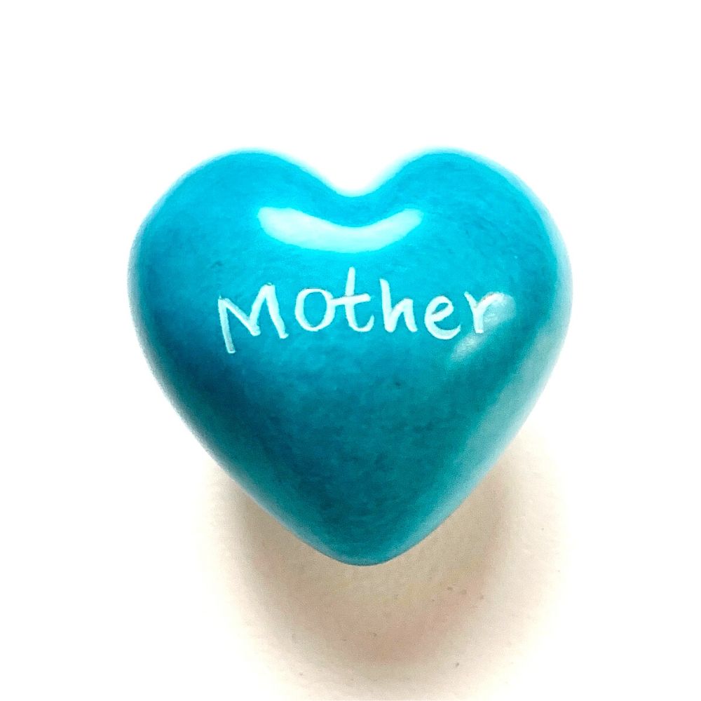 Small Word Soapstone Heart - Pick your Favorite