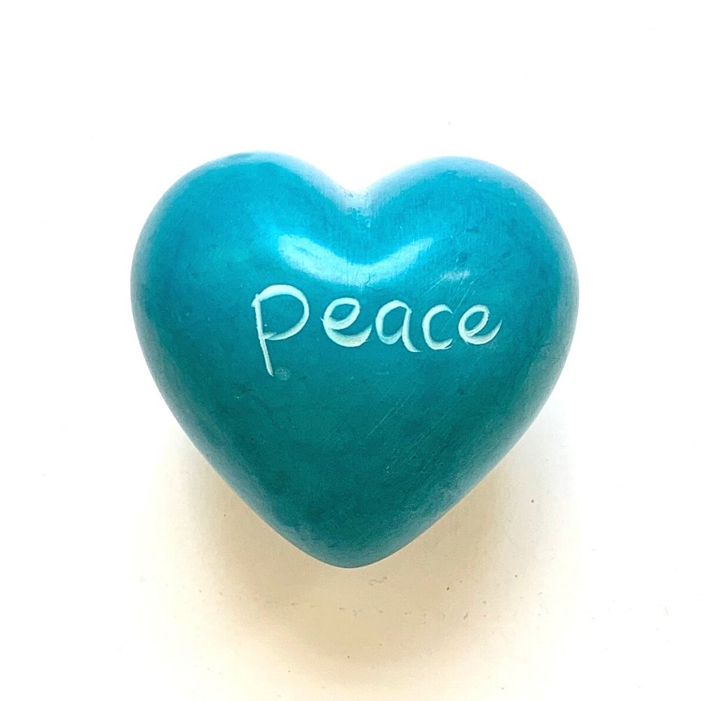 Small Word Soapstone Heart - Pick your Favorite