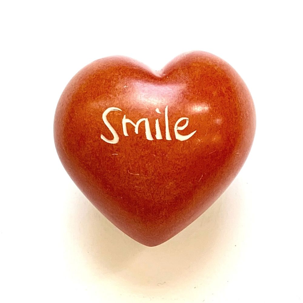 Small Word Soapstone Heart - Pick your Favorite