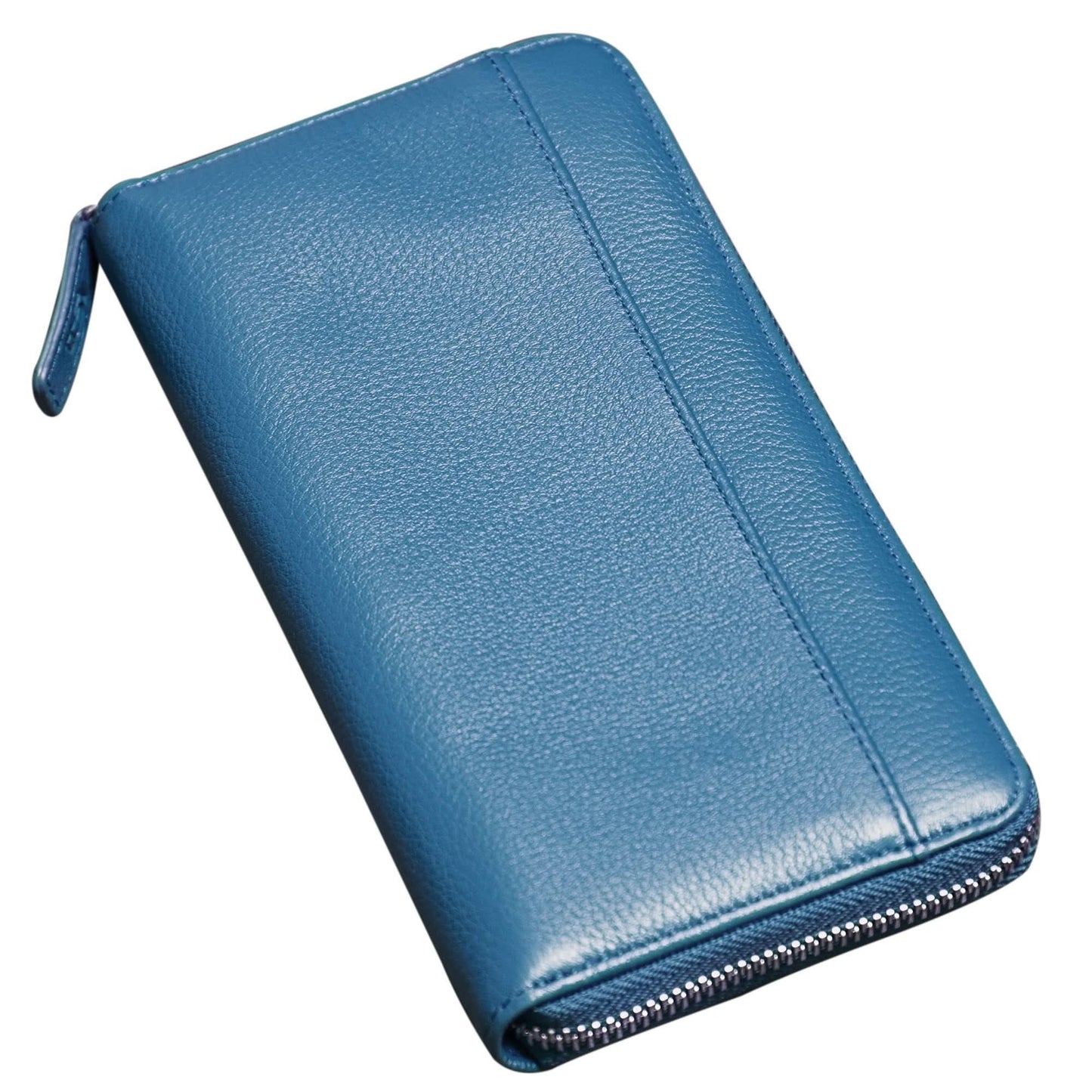 Sophia Zip-Around Leather Wallet – Travel & Everyday