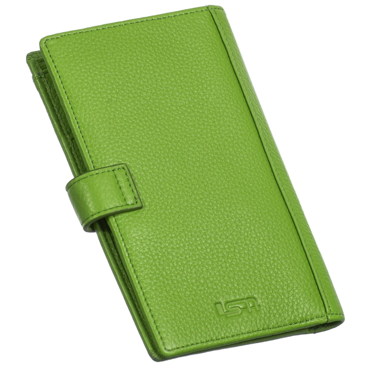 Travel Wallet, Sophia Full Grain Leather Wallet With Passport Slot - Large