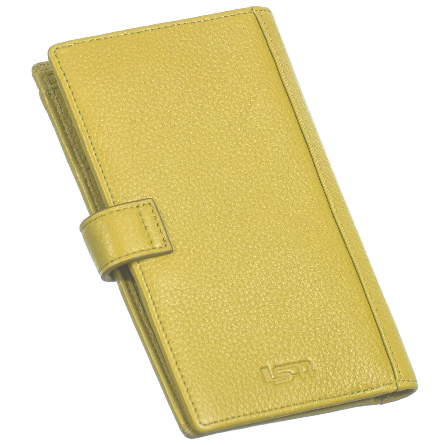 Travel Wallet, Sophia Full Grain Leather Wallet With Passport Slot - Large